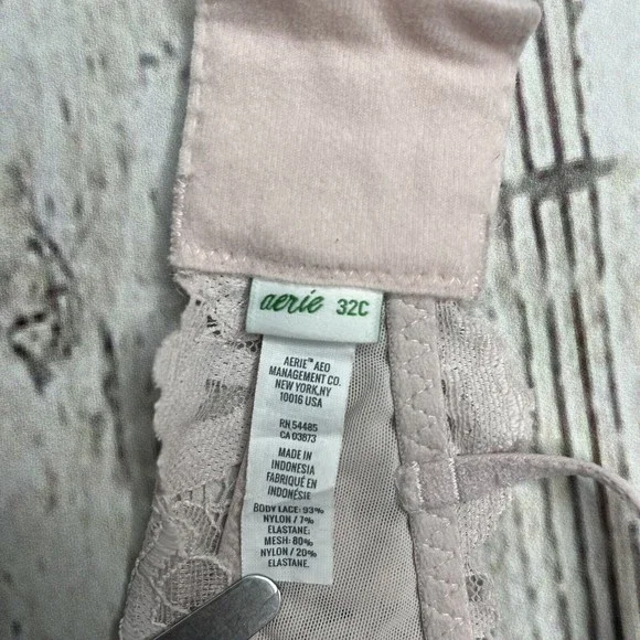Aerie Bralette Lace Bra 32C Lightly Padded - Picture 8 of 11
